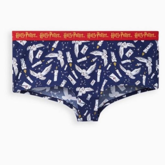 3 for $30 TORRID NWT Harry Potter Seamless Boyshort Panty - Cotton Hedwig 0316 - Picture 1 of 6